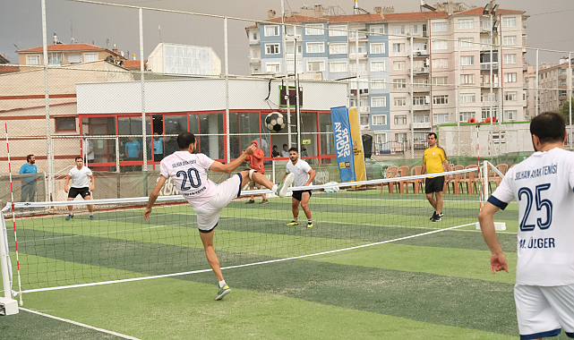 Konya Büyükşehir Belediyesi, Türkiye Ayak Tenisi Şampiyonası'na ev sahipliği yaptı