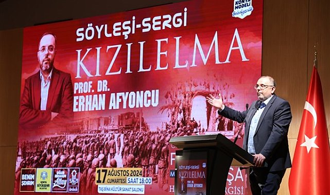 Konya Büyükşehir Taş Bina’da “Kızılelma” söyleşisi yapıldı