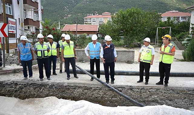 Konya'nın Akşehir ilçesinde altyapı yenileme çalışmaları yapılıyor