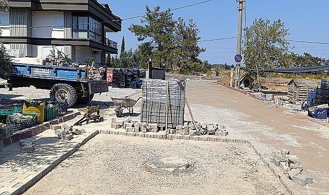 Kuzdere Mahallesi'nde altyapı çalışmaları