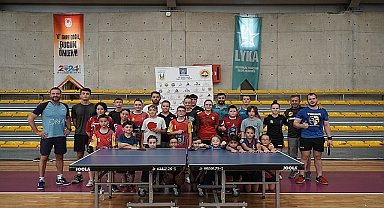 Lüleburgaz Belediyesi Uluslararası Masa Tenisi Kampı'na ev sahipliği yaptı