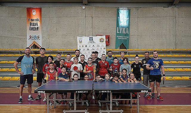 Lüleburgaz Belediyesi Uluslararası Masa Tenisi Kampı'na ev sahipliği yaptı
