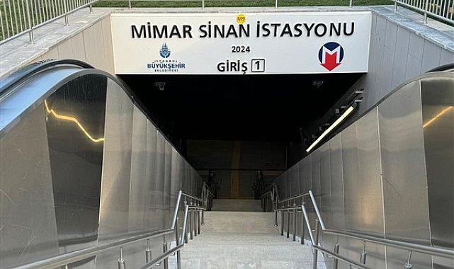 M9 Metro Hattı’nın Mimarsinan İstasyonu, hizmete açıldı