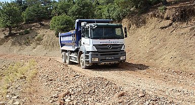 Manavgat'ı Konya'ya bağlayan yolda çalışmalar sürüyor