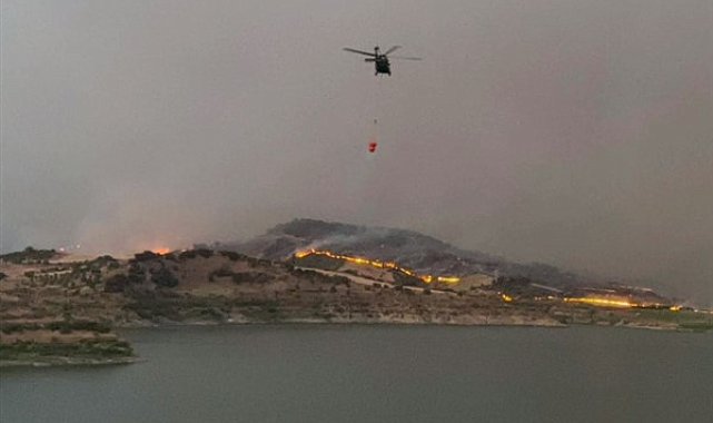 MSB’den Afyonkarahisar, İzmir ve Ankara’daki yangınlara helikopter desteği