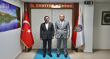 Nevşehir Belediye Başkanı Rasim Arı, Nevşehir İl Emniyet Müdürü Ali Loğoğlu'nu ziyaret etti.