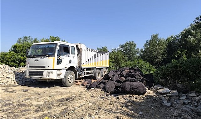 Osmangazi Belediyesi'nden kaçak hafriyat dökenlere 375 bin lira ceza