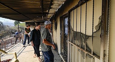 Öznur Tugay'dan yangından etkilenen vatandaşlara geçmiş olsun ziyareti Yangının yaraları birlikte sarılacak