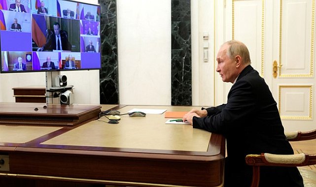 Rusya Devlet Başkanı Putin, Güvenlik Konseyi'nin daimi üyeleriyle görüştü