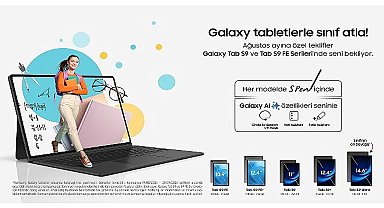 Samsung'dan yapay zekalı Galaxy Tab S9 Serisi tabletlerde “Okula Dönüş