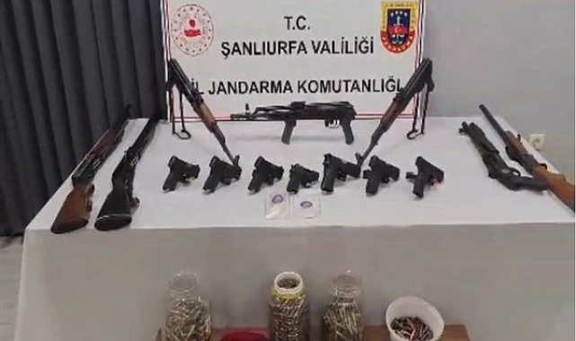 Şanlıurfa'da silah kaçakçılarına operasyon