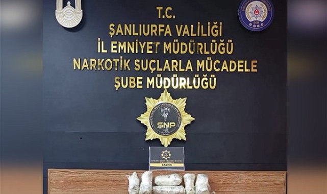Şanlıurfa'da uyuşturucu operasyonu: 6 gözaltında