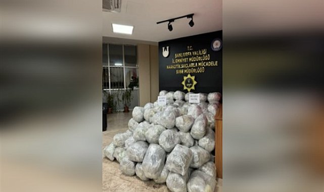 Şanlıurfa'da uyuşturucu operasyonu