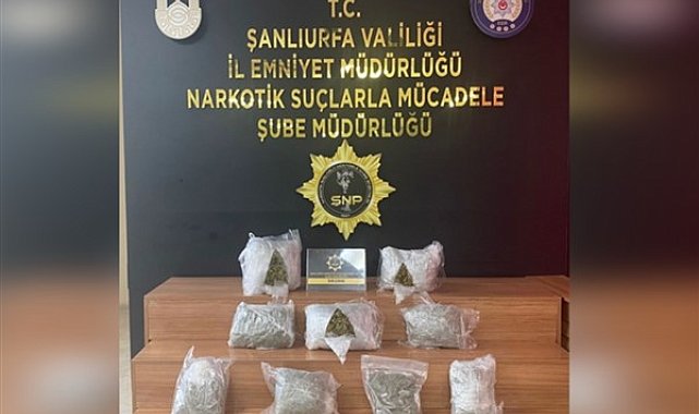 Şanlıurfa'da uyuşturucu operasyonu