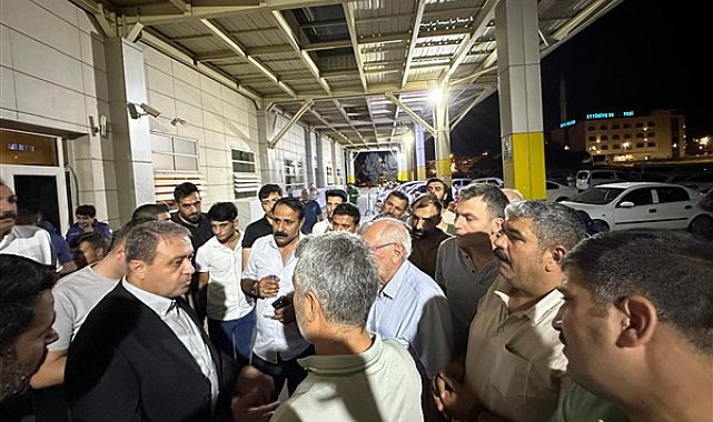 Şanlıurfa Valisi Şıldak kaza yerinde incelemelede bulundu