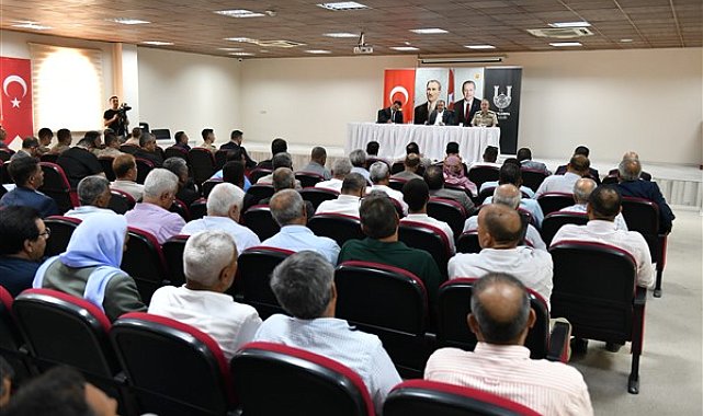 Şanlıurfa Valisi Şıldak, Viranşehir’de muhtarlarla buluştu