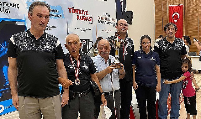 Satrançta Çankaya'ya Altın, Gümüş ve Bronz Madalya