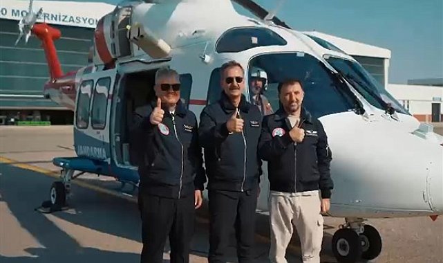 Savunma Sanayii Başkanı Görgün, GÖKBEY helikopteri ile uçuş gerçekleştirdi