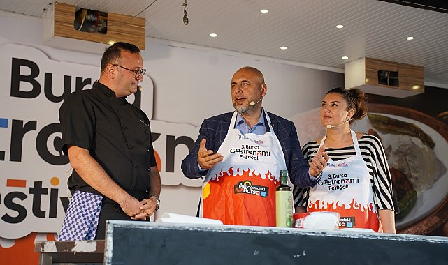 Şef Esat Özata, Bursa Gastronomi Festivali'nde