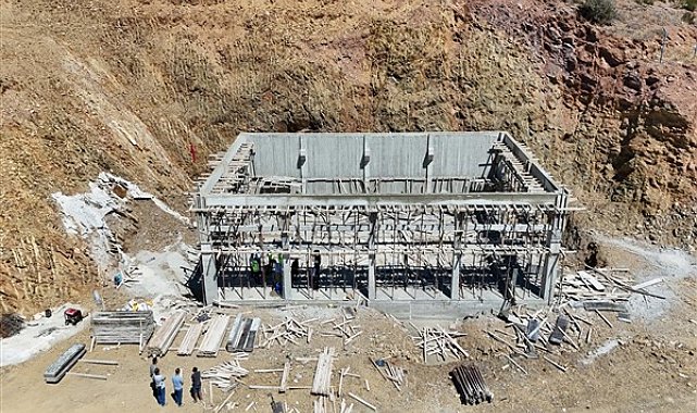Seydişehir Su Yumuşatma Tesisi’nde yapım çalışmaları devam ediyor