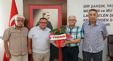 Temad Burhaniye Şube Başkanı Murat Düzköy, Başkan Deveciler'i Makamında Ziyaret Etti