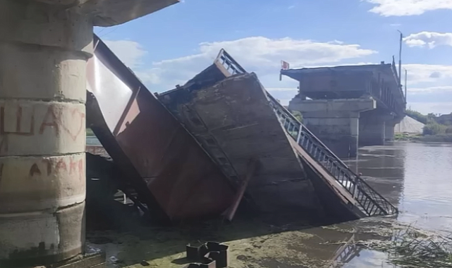 Ukrayna Rusya'nın Seym Nehri üzerindeki üç köprüyü yıktı