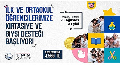 Üsküdar'da İlk ve Orta Öğretim Öğrencilerine Kırtasiye ve Giyim Desteği Başlıyor