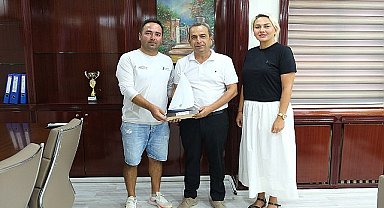 Yat Yelken Kulübü'nden Başkan Yardımcısı Baytekin'e ziyaret 