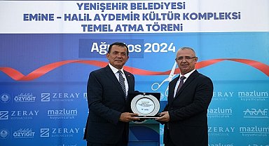 Yenişehir Belediyesi kütüphane ve taziyeevinden oluşan kompleksin temelini attı
