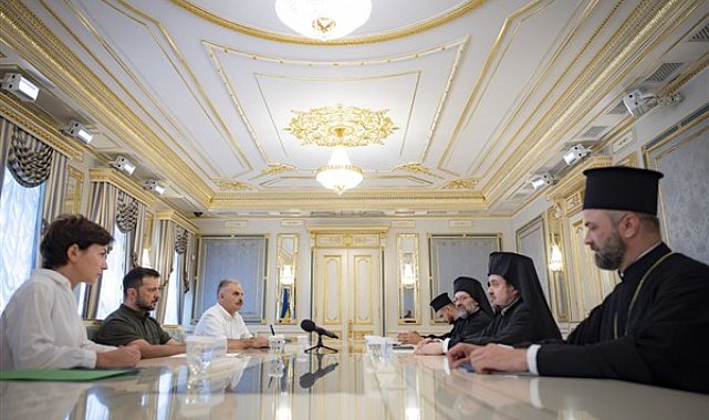 Zelenski: Kilise'nin karşılaştığı zorlukların üstesinden gelmek için çalışıyoruz