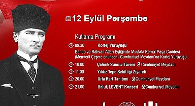 12 Eylül Urla'nın Kurtuluşu coşkuyla kutlanacak