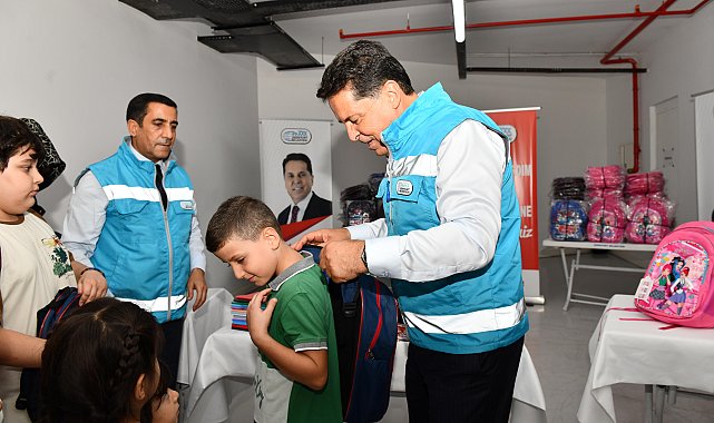 25 bin 600 çocuğa kırtasiye desteği