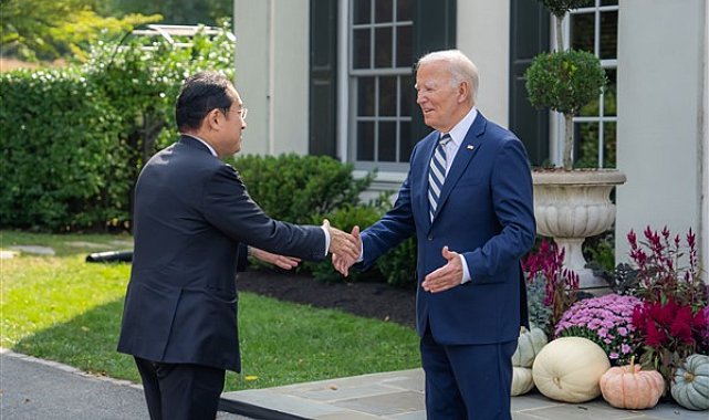 ABD Başkanı Biden, Japonya Başbakanı Kişida ile bir araya geldi