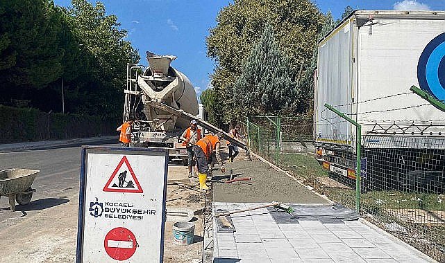 Alikahya Sanayici Caddesi'ne yeni üstyapı