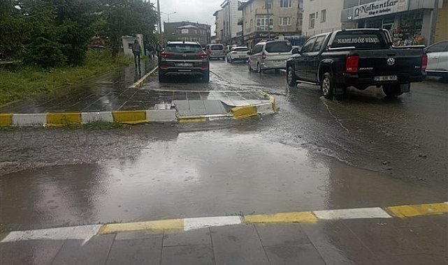 Ardahan'da sağanak yağış sele neden oldu
