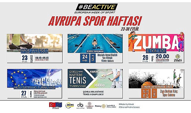 Avrupa Spor Haftası Etkinliklerle Kutlanacak