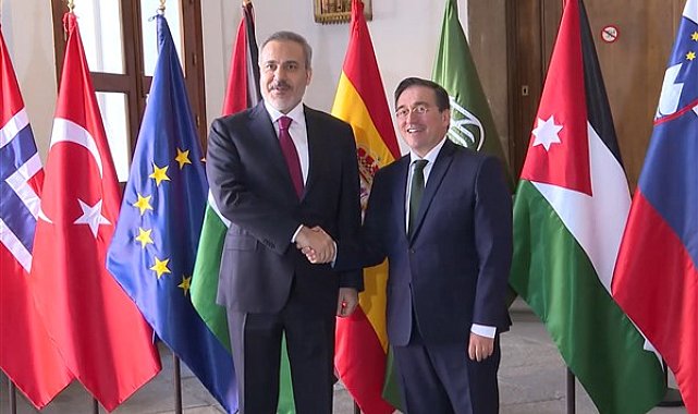 Bakan Fidan, İspanya Başbakanı Sanchez ve Dışişleri Bakanı Albares ile görüştü