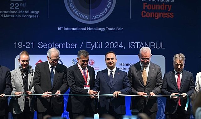 Bakan Kacır, ANKIROS 16. Uluslararası Metalürji fuarının açılışını yaptı