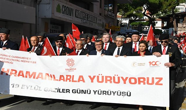 Balıkesir’de Gaziler Günü kutlandı