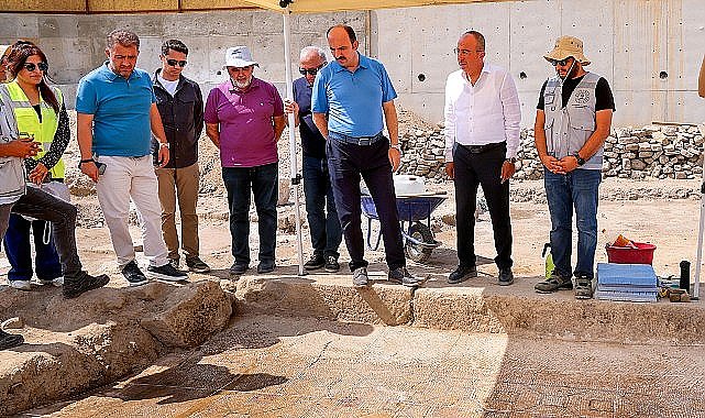 Başkan Altay ve Başkan Kavuş Şükran Mahallesi Arkeolojik Park Alanında İncelemelerde Bulundu