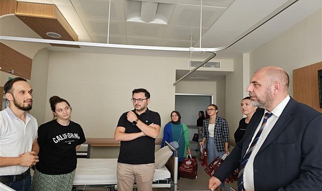 Başkan Aydın’ın hastane ziyaretlerini sürdürdü