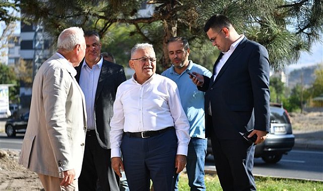 Başkan Büyükkılıç, altyapı ve asfalt yenileme çalışmalarını inceledi
