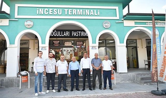 Başkan Büyükkılıç, İncesu Mini Terminali ve Yufka Üretim Tesisi’ni ziyaret etti