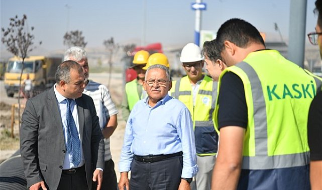 Başkan Büyükkılıç, KASKİ'nin altyapı çalışmalarını inceledi