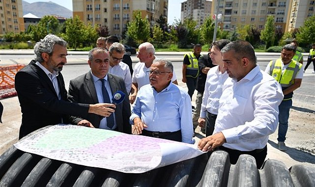 Başkan Büyükkılıç: Talas Mevlana Yağmur Suyu Rehabilitasyon Çalışmalarında sona gelindi