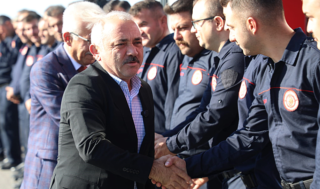 Başkan Esen İtfaiye erleri ile bir araya geldi