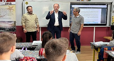 Başkan Yıldız'dan okullara ziyaret.