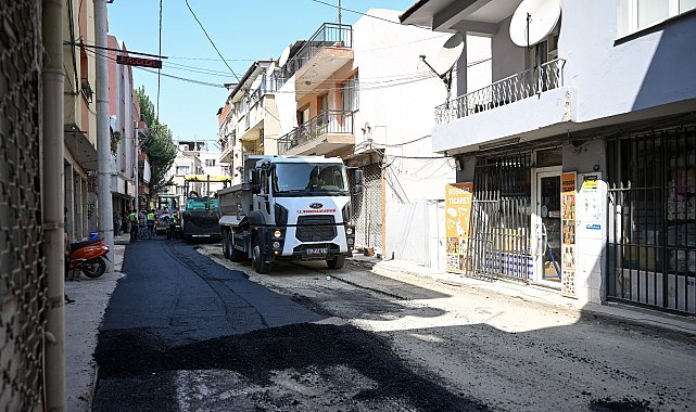 Bornova Belediyesi, Ziya Paşa Caddesi’ndeki çalışmaları tamamladı