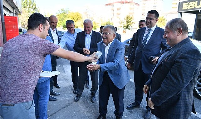 Büyükkılıç, Argıncık Toptancılar Sitesi’ni ziyaret etti