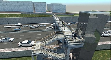 Büyükşehir'den Konak ve Bornova'ya iki üst geçit